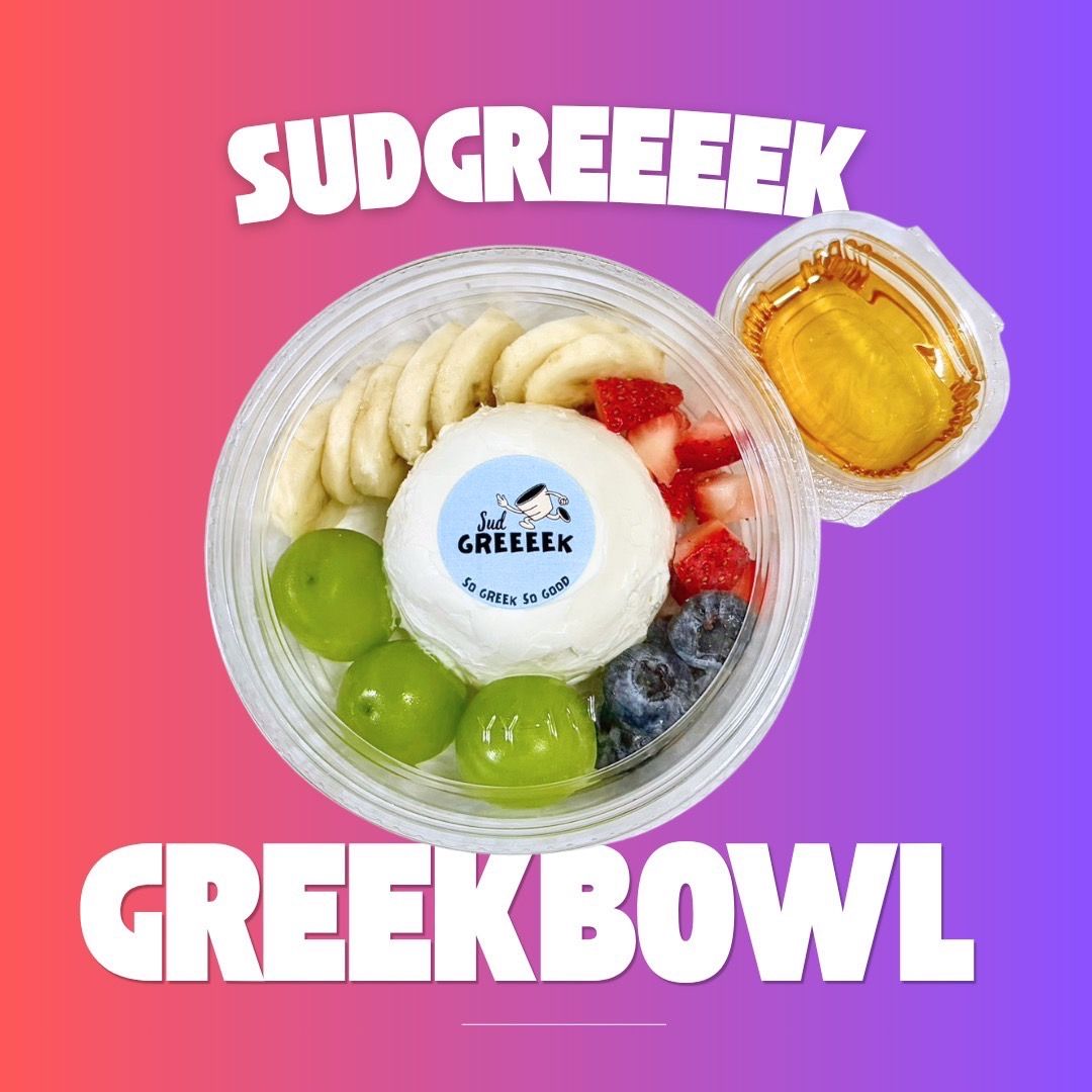 Greek Bowl โยเกิร์ตกรีกกับผลไม้และน้ำผึ้ง
